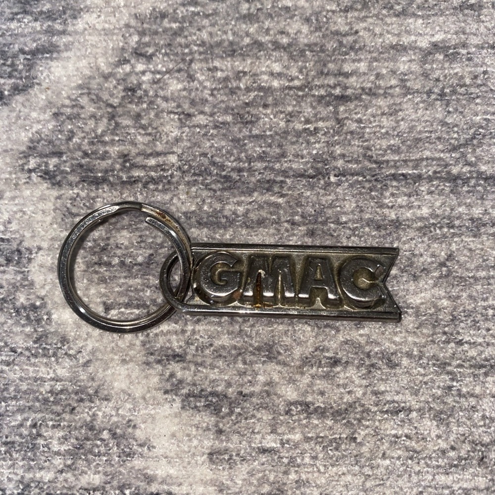 Vintage General Motors GMAC Double Keychain "Drop in Mail Box" Holder - Picture 1 of 3